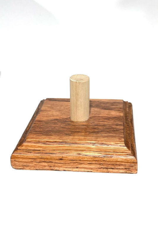 Single wood call stand